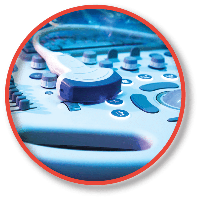 ultrasound insert button